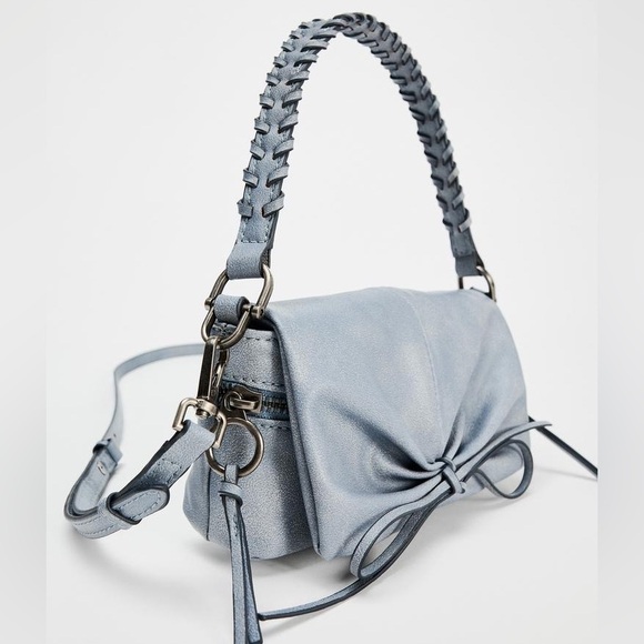 ZARA NWT HANDBAG WITH BOW REF 6506/410 - Picture 3 of 13